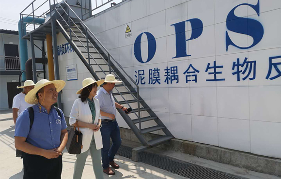李松珊董事長調研水環(huán)境治理事業(yè)部項目