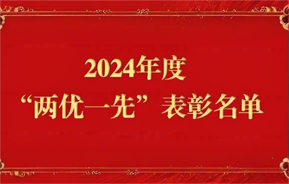 2024年度“兩優(yōu)一先”表彰名單出爐